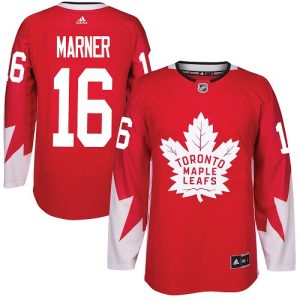 Herren Toronto Maple Leafs Eishockey Trikot Mitchell Marner #16 Authentic Rot Alternate